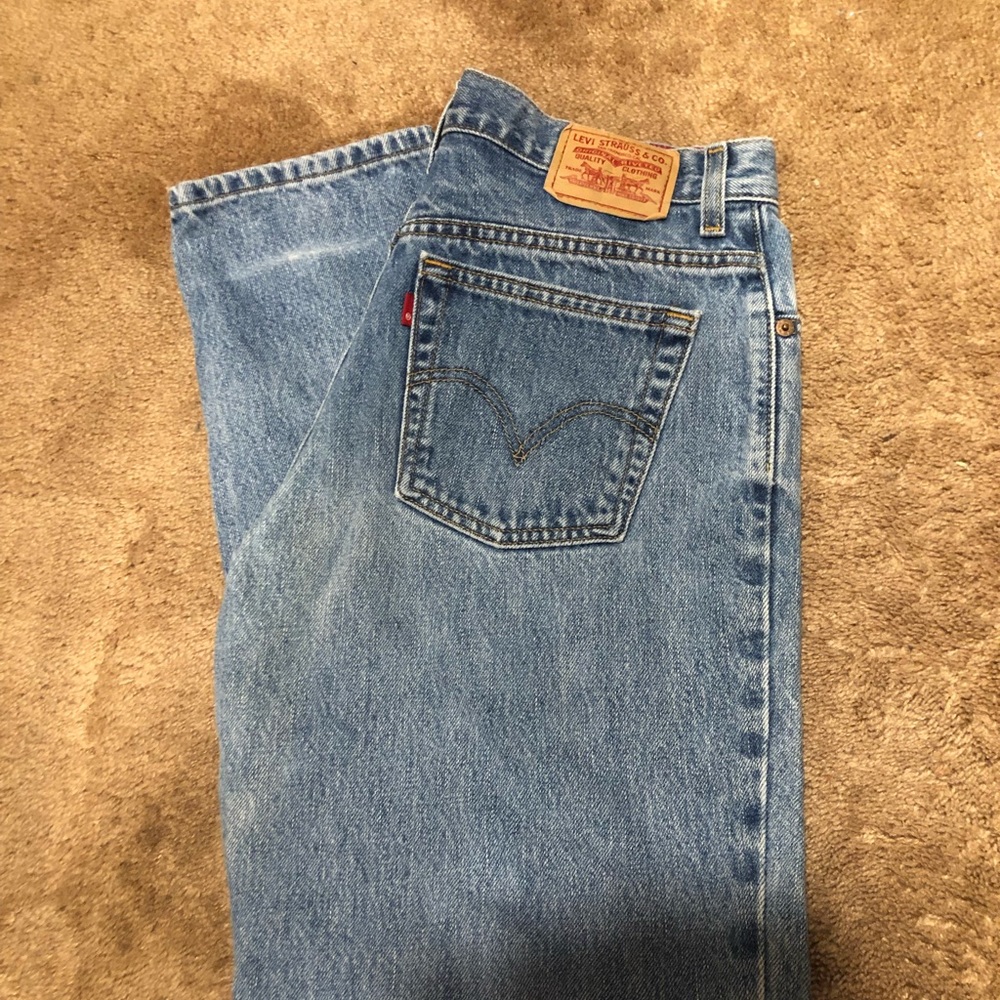 Levi’s, perfect to make into cut off shorts. Size 12L